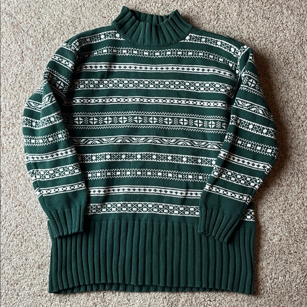 Vintage Gap Fair Isle Turtleneck Sweater - Picture 3 of 6